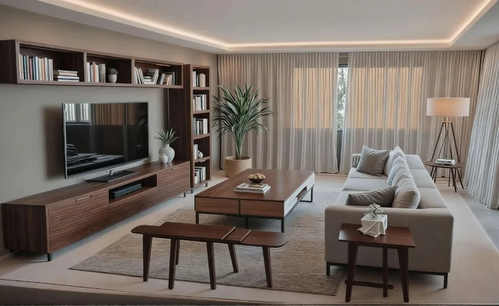 Projeto de interiores premium